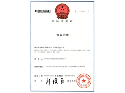 40類 標(biāo)志證書(shū)